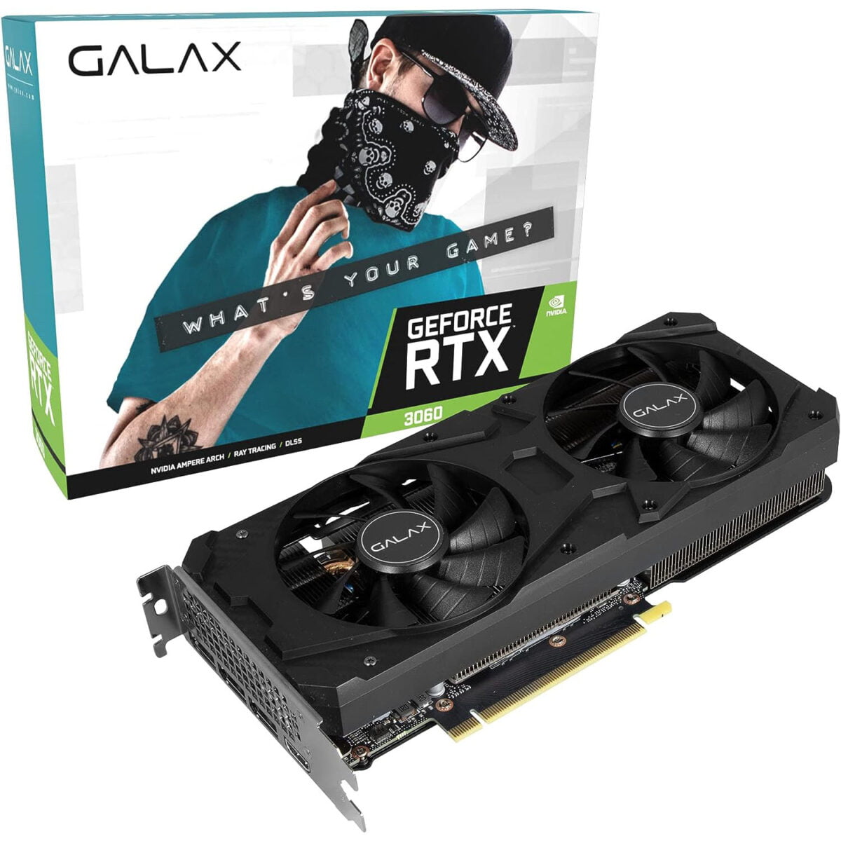 Galax GeForce RTX 3060 OC LHR, 12GB 192Bit GDDR6 Ekran Kartı